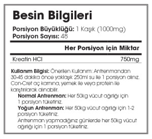 con-cret-412-nutrition-fact